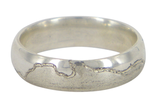 Coast (6mm) by Danielle Sweeney. A beautifully crafted mens ring blending timeless design with Australian artistry.