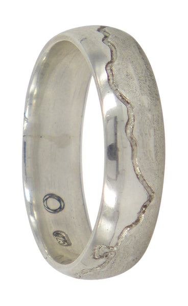 Coast (6mm) by Danielle Sweeney. A beautifully crafted mens ring blending timeless design with Australian artistry.