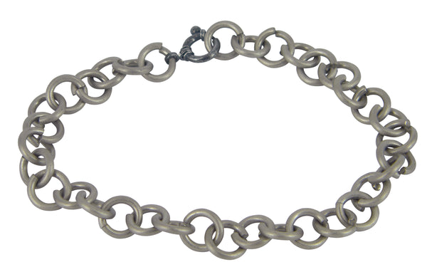 Round Link by David Parker. A handcrafted bracelet with intricate details, perfect for those who value Australian craftsmanship.