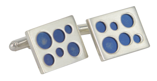 Bubbles by Philip Monk. Elegant cufflinks showcasing unique Australian design and refined style.