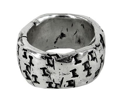 Fifty I's by Ali Alexander. A beautifully crafted mens ring blending timeless design with Australian artistry.
