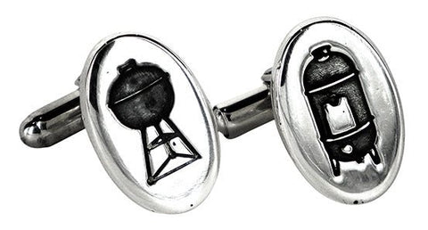 Barrel by Ginkoh Jewellery. Elegant cufflinks showcasing unique Australian design and refined style.
