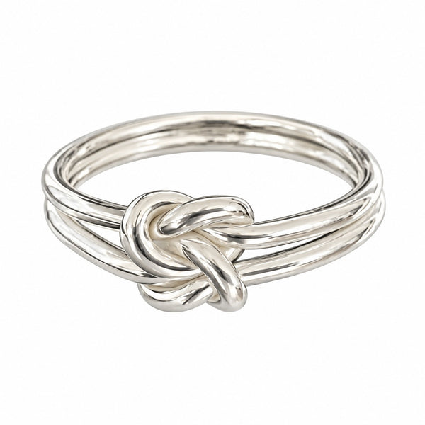Celtic Love Knot Sterling Silver Men’s Ring