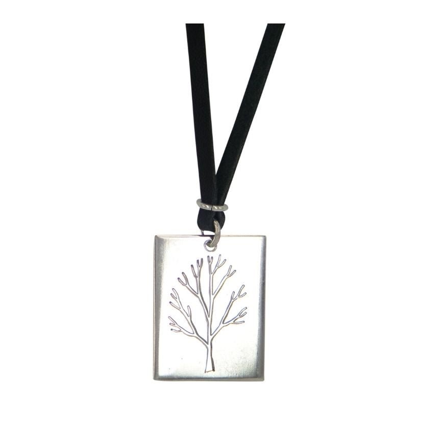 Pierced Tree by Melissa Baldock. A striking pendant with exceptional craftsmanship, highlighting Australian handmade jewellery.
