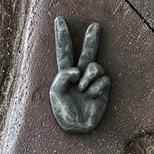 Two Oxidised Men’s Lapel Pin in Sterling Silver