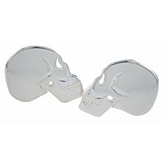 Skulls by Philip Monk. Elegant cufflinks showcasing unique Australian design and refined style.
