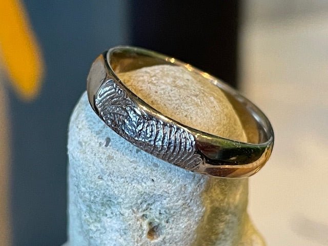 fingerprint wedding ring (replacement)