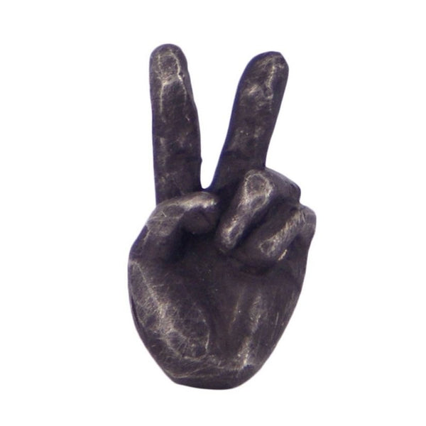 Two Oxidised lapel pin by Ant Hat in oxidised sterling silver
