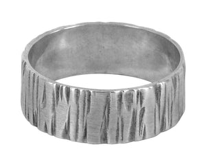 Medium Bark (8mm) by Melissa Baldock. A beautifully crafted mens ring blending timeless design with Australian artistry.
