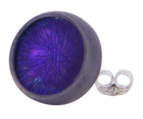 Purple Niobium Earring